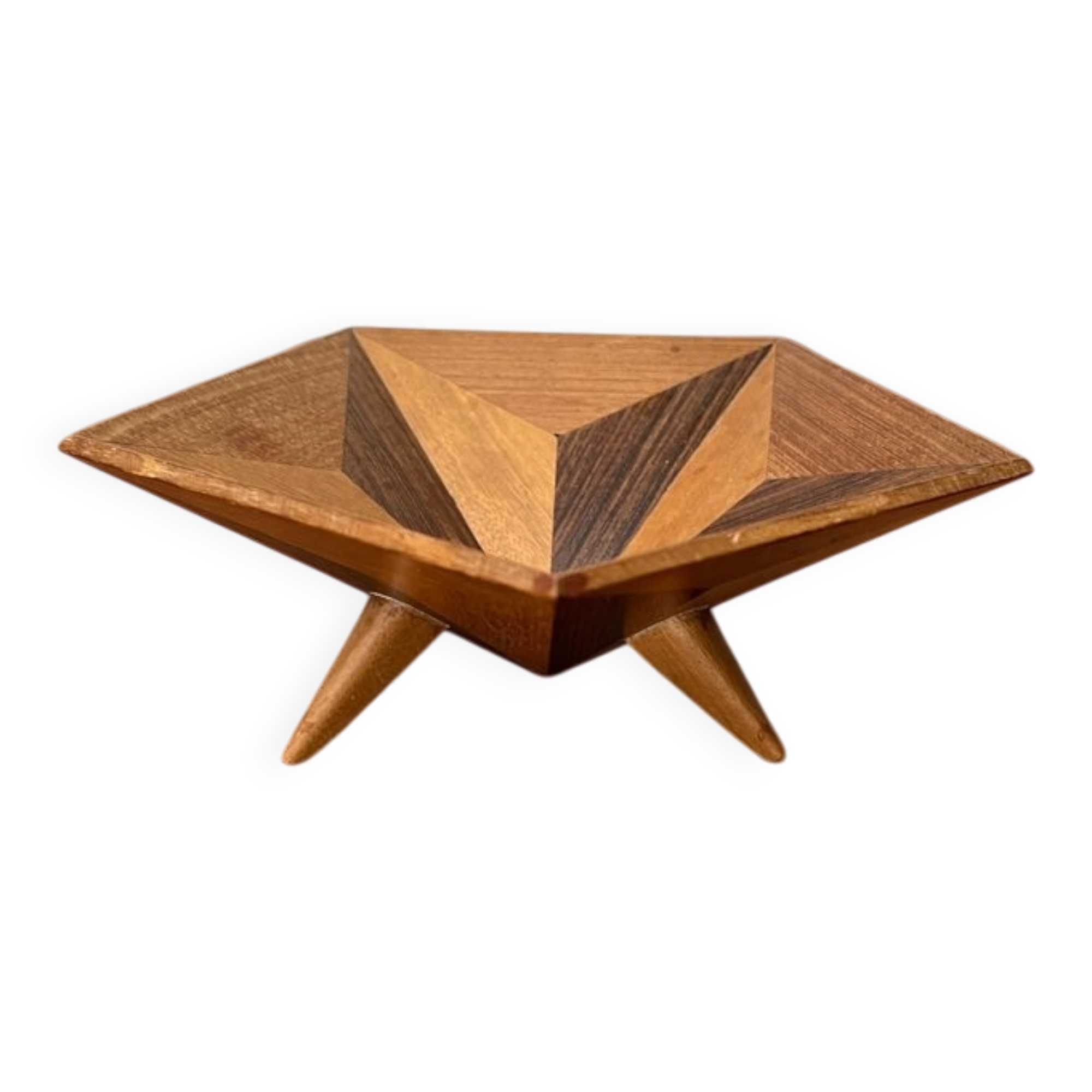 Mid-century decorative wooden tripod, 1960s