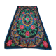 Large handmade Romanian rug 330X160cm with amazing bohemian floral design