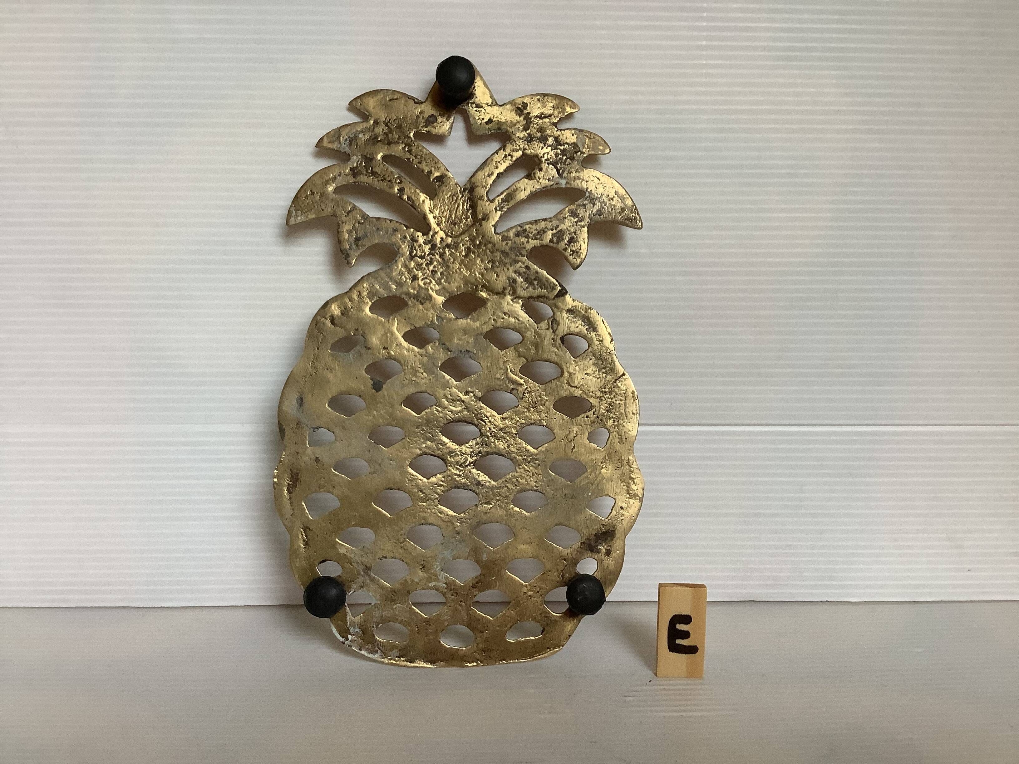 Brass pineapple trivet