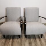 Armchairs by Jindrich Halabala, 1940s, Set of 2