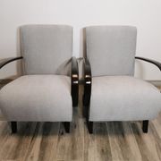 Fauteuils de Jindrich Halabala, années 1940, Set de 2