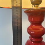 Tall Fat Lava Pagoda Floor Lamp - West German Pottery from the Space Age