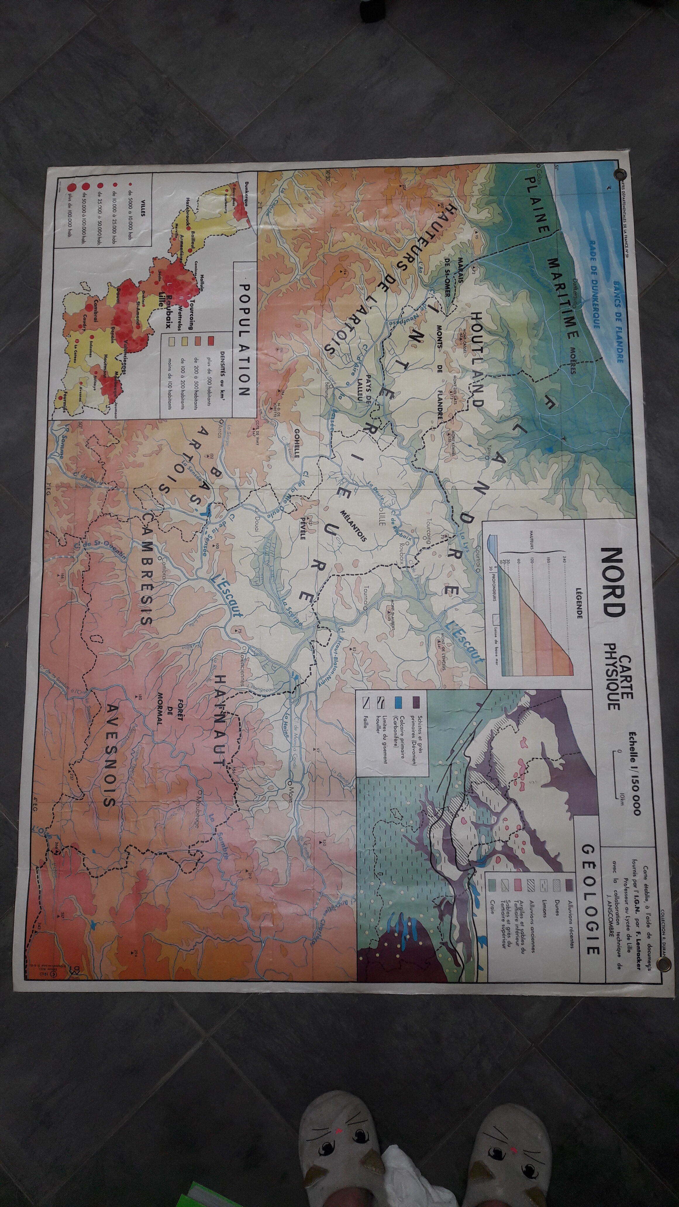 1962 North Single-sided Map
