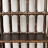 Vintage rattan shelf