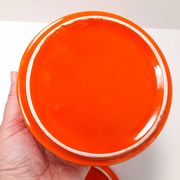Boite en céramique orange Pino Spagnolo pour Sicart