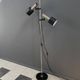 double shaded metal floorlamp by J. Hoogervorst for Anvia Netherlands