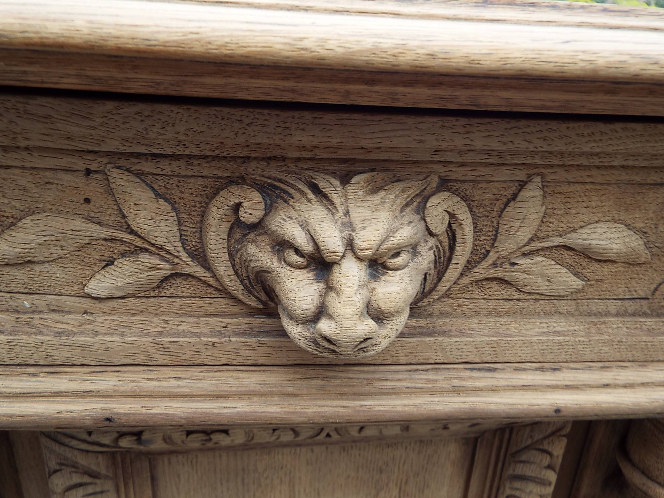 Neo-Renaissance bedside table