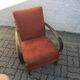 Jindrich Halabala h-410 lounge chair Up Závody 30s wood art deco