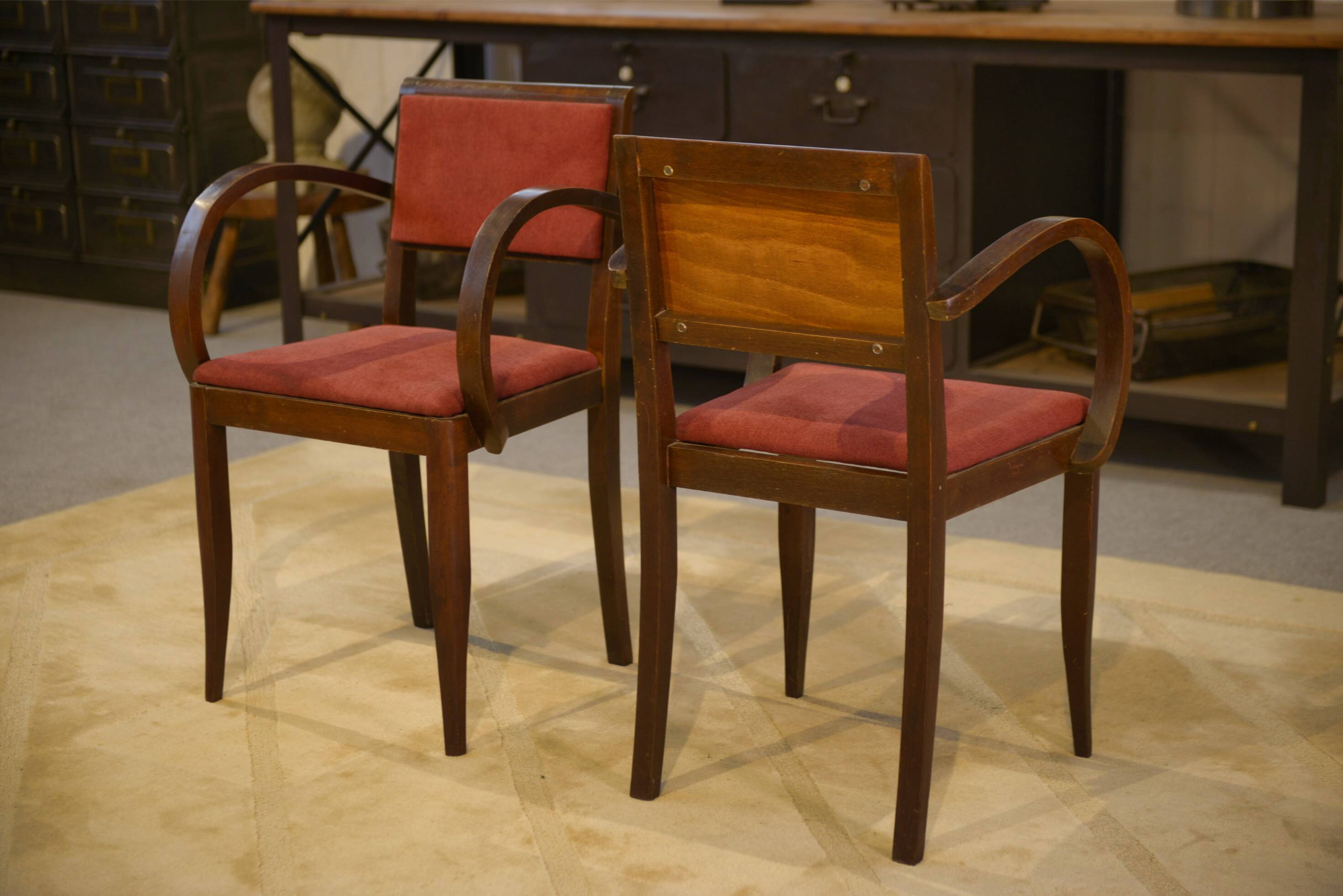 Pair of Bridge armchairs 1960s