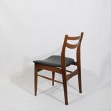 Scandinavian chairs, teak, 1960