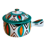 Ceramic fondue pot