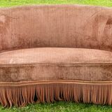 Velvet sofa