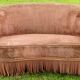 Velvet sofa