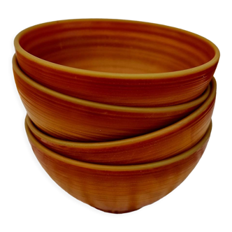 Set of 4 bowls Arcopal model Volcano