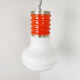 Space age glass pendant light, 1960s