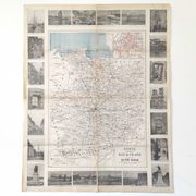Carte ancienne France Bretagne Rennes St Malo