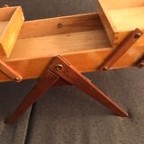 Vintage sewing basket