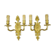 Pair of wall lamps with gorgon Medusa Louis XVI style