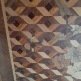 Marquetry serving tray.