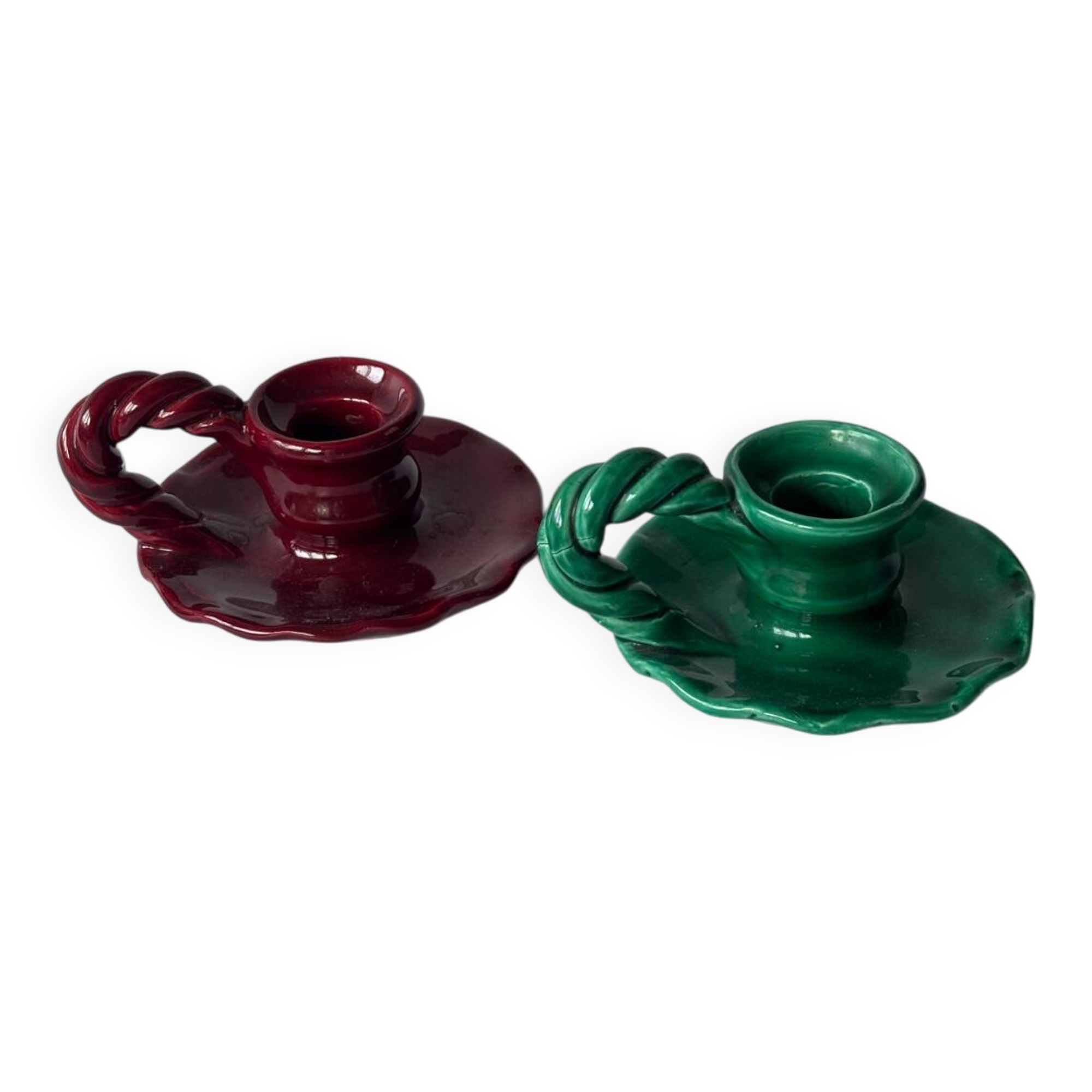 Ceramic candle holders