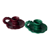 Ceramic candle holders