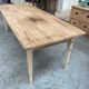Farmhouse table spindle legs