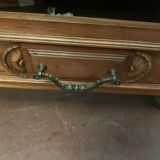 Napoleon III walnut showcase 19th century