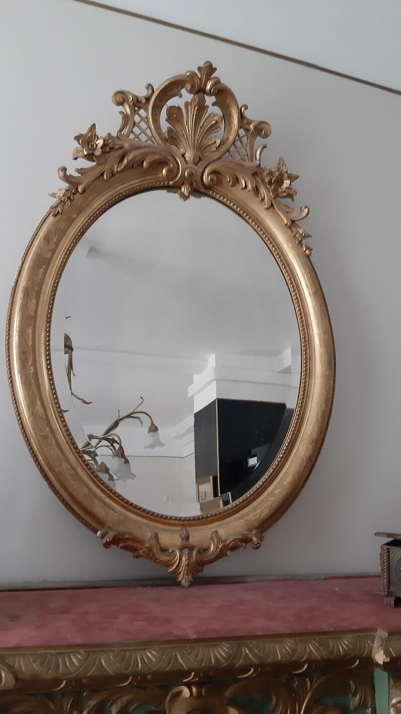 Miroir ovale XIXème