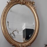 Oval mirror XIXth
