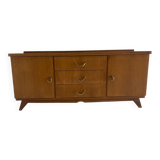 Commode basse vintage pieds compas