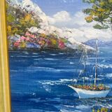 Oil Painting On Canvas Framed Signed Joly