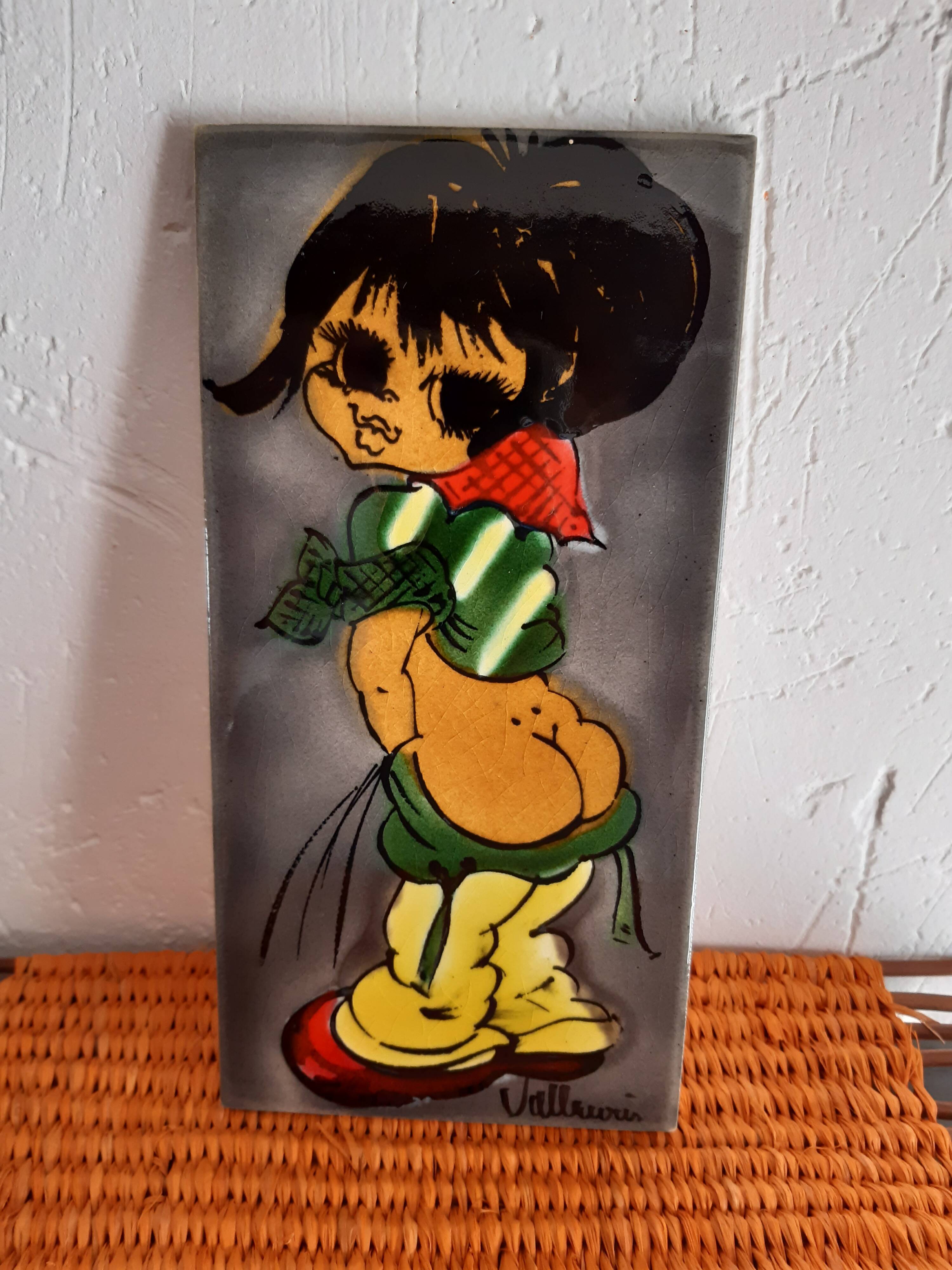 Vallauris ceramic plate