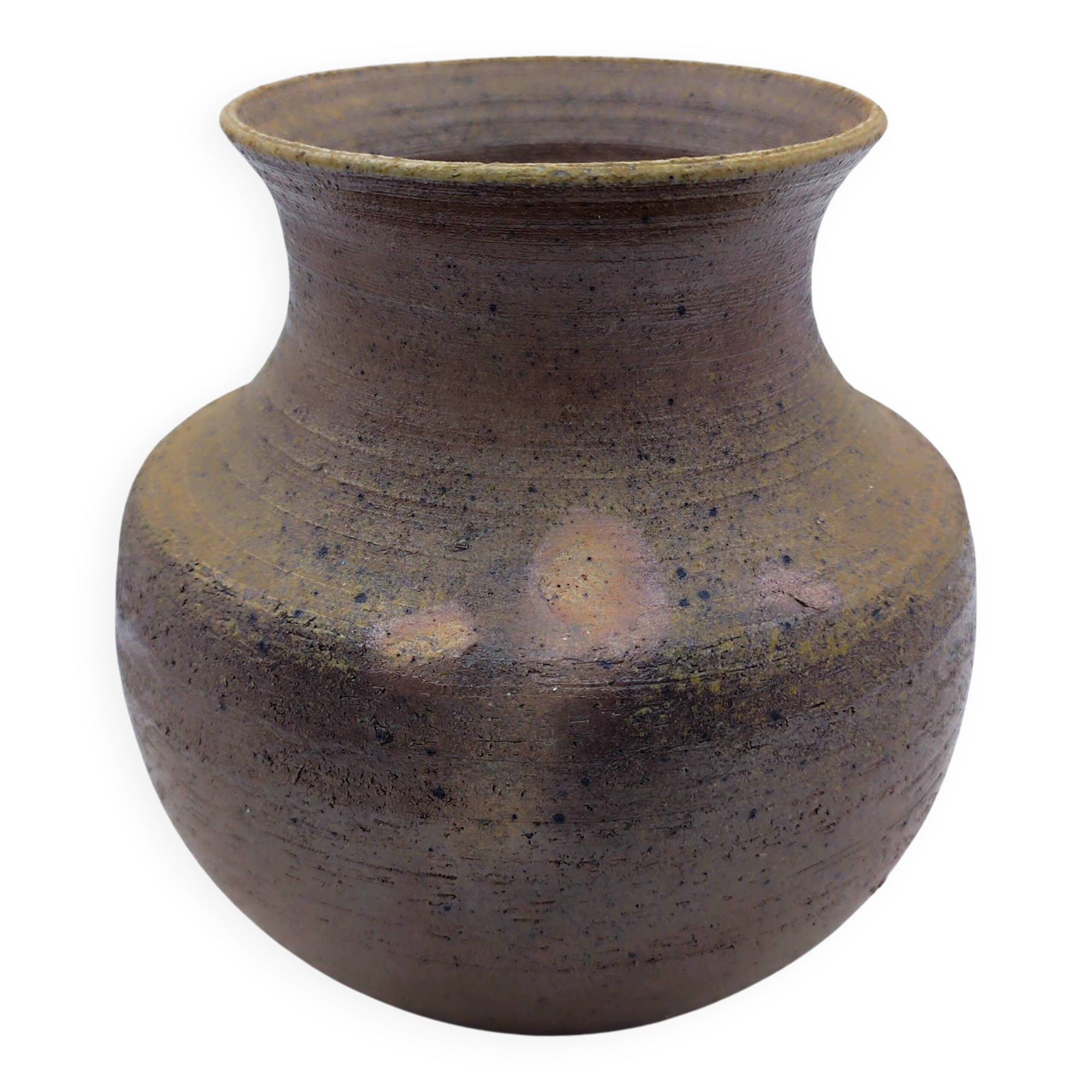Stoneware vase, wood fired, 1970