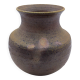 Stoneware vase, wood fired, 1970