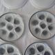 6 Plates oysters mills wolves 430112 shade of gray faience L1