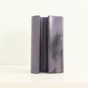 Multifaceted ceramic vase by Angelo Mangiarotti, Italy, 1968.