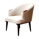 Vintage linen armchair