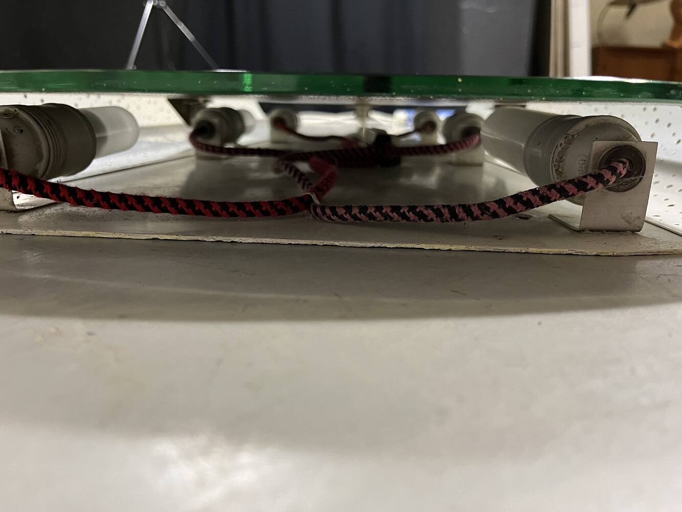 Ernest Igl illuminated mirror for Hillebrand Germany