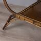 Vintage 1960s Italian design bamboo and wood side table