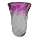 Heavy vase Val Saint Lambert, Torsade model, 1950s