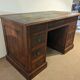 Old desk leather top