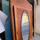 Art Deco wardrobe with oval mirror