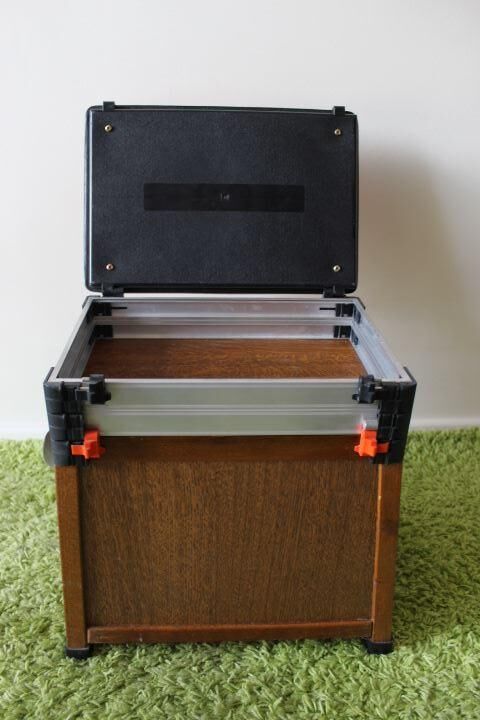 Former stool trunk of fisherman