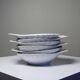 Set of 6 shell-shaped bowls in Limoges porcelain by Philippe Deshoulières.