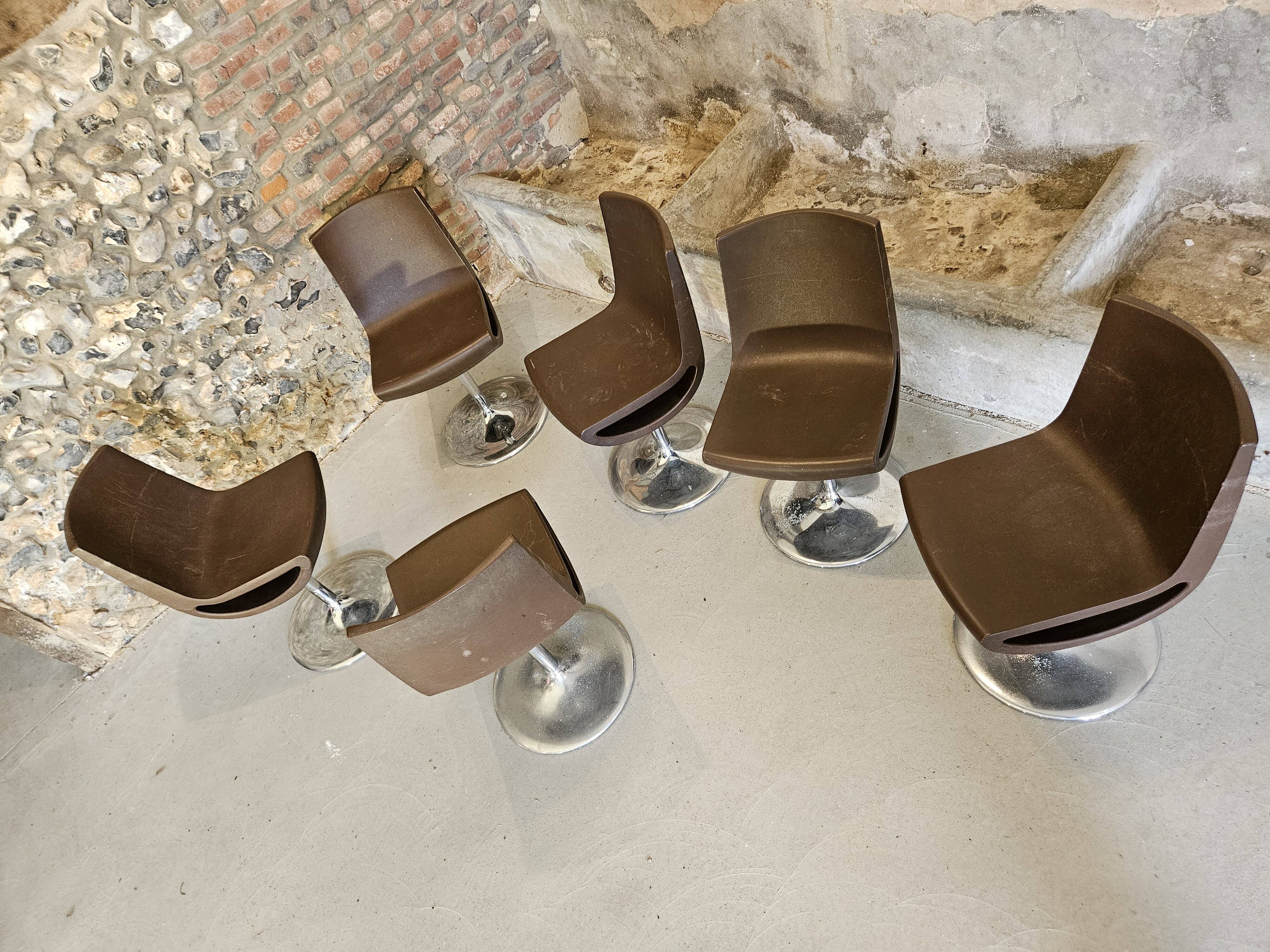 Lot de 6 chaises "Ciao" design Erik Bjornsen