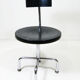 Architects chair with tubular steel frame, height adjustable