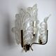 Carl Fagerlund wall lamp, 3 arms, Austria 1970
