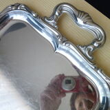 Stainless steel serving tray 35 x 27 cm