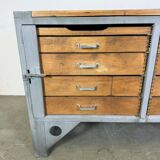 Vintage Grey Industrial Chest of Drawers, 1960s