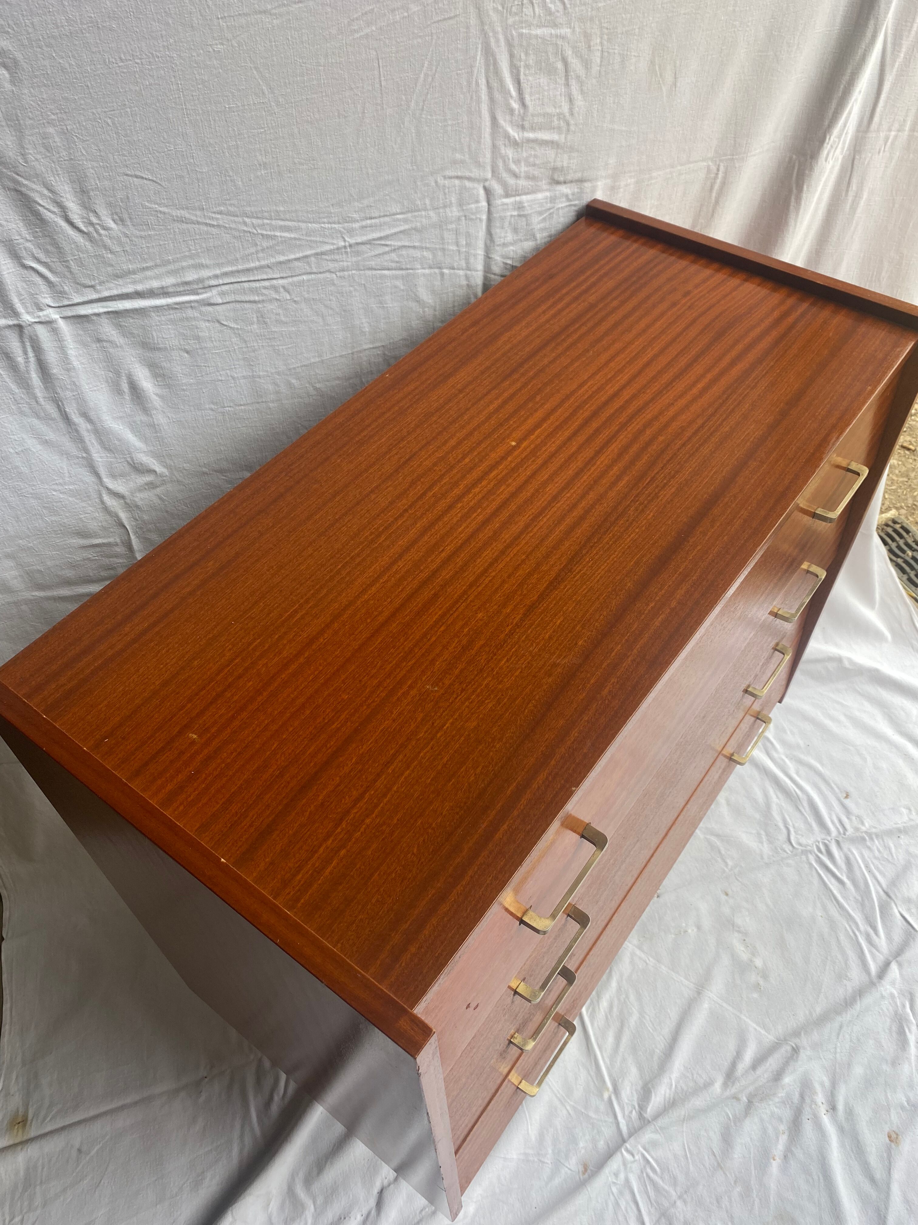 Old vintage 60's chest of drawers